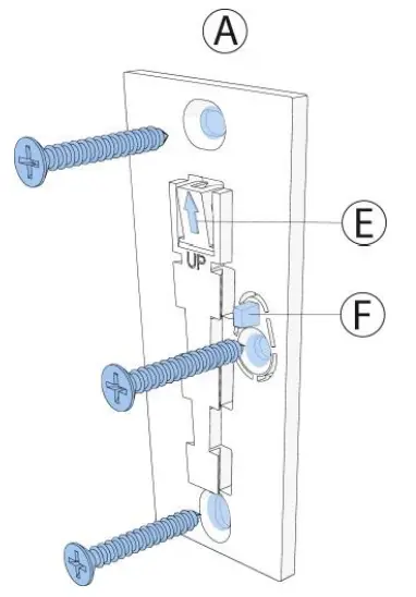 Johnson Controls MP 802 PG Wireless PIR Motion Detector - Flat bracket