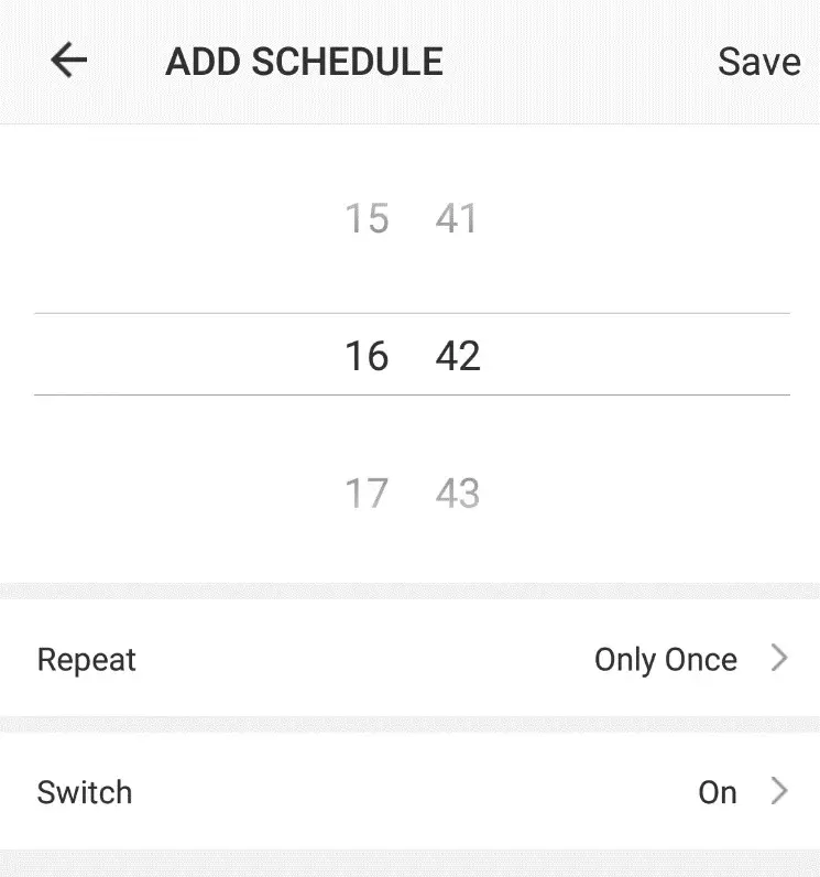 electriQ Smart Wifi Plug With Power -SCHEDULE