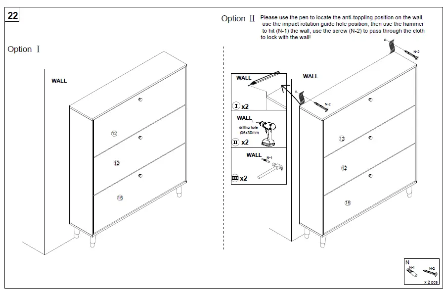 FUFU-GAGA-TCHT-KF210118-01-Gray-Wood-Shoe-Storage-Cabinet-With-3-Drawers -fig17