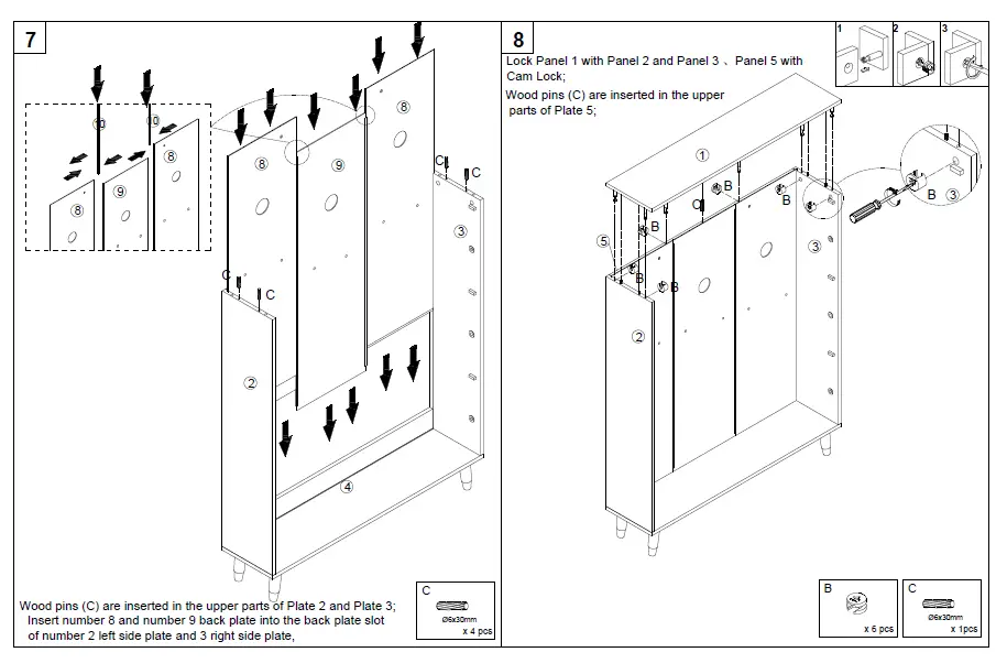 FUFU-GAGA-TCHT-KF210118-01-Gray-Wood-Shoe-Storage-Cabinet-With-3-Drawers -fig8