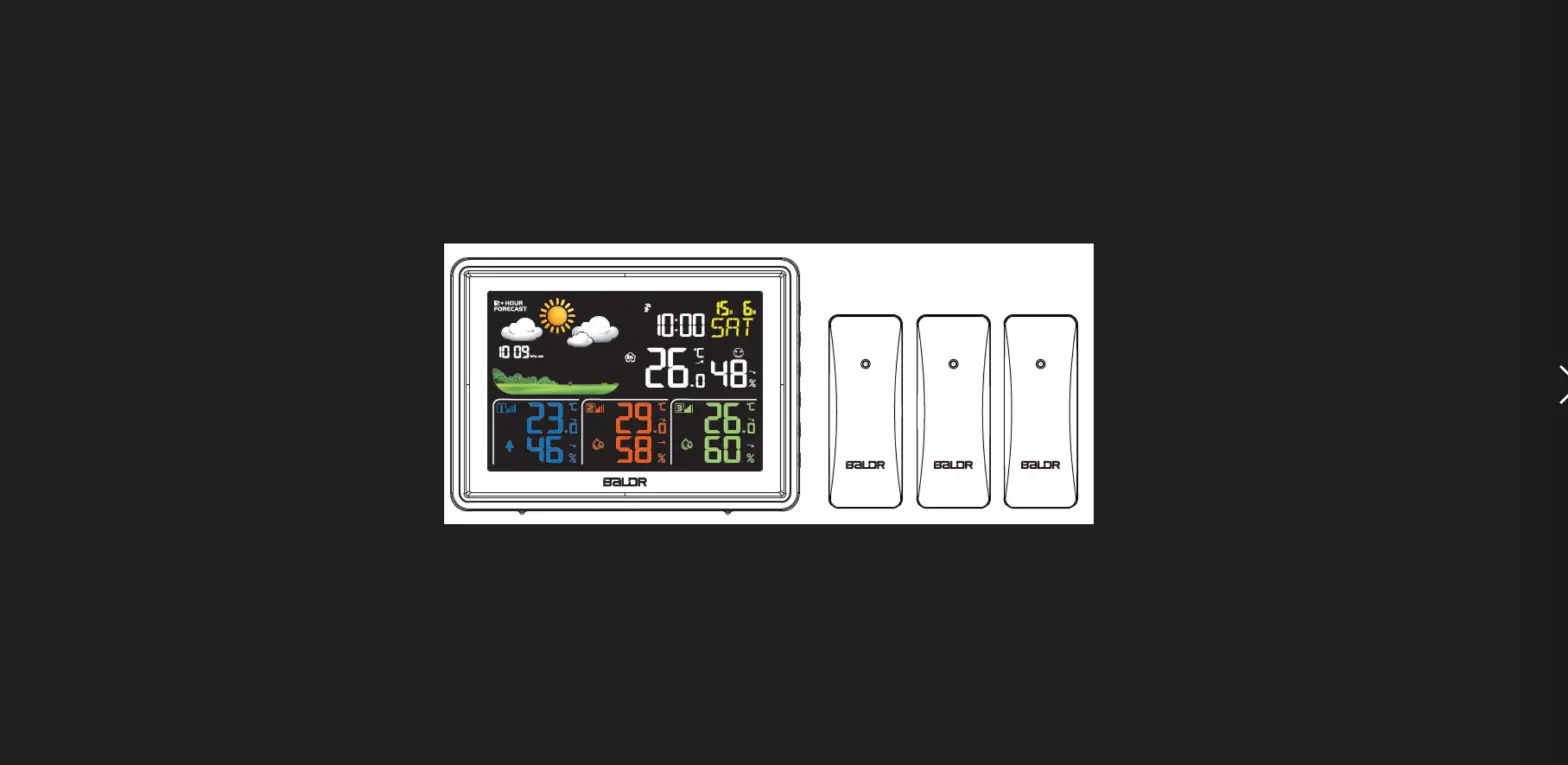 Baldr B0359wst4h4pr Weather Station User Manual