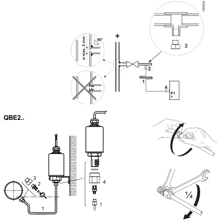 SIEMENS AQB2005 Relative Pressure Connection Kit - 1