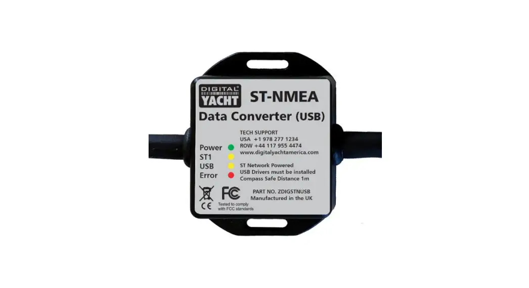 Digital Yacht St-nmea Usb Converter Instruction Manual