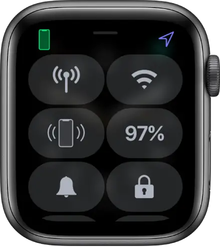 Control Center with the Lock icon in the bottom-right corner.