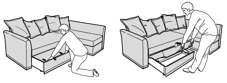 IKEA 892.407.75 HOLMSUND Sleeper Sofa-3