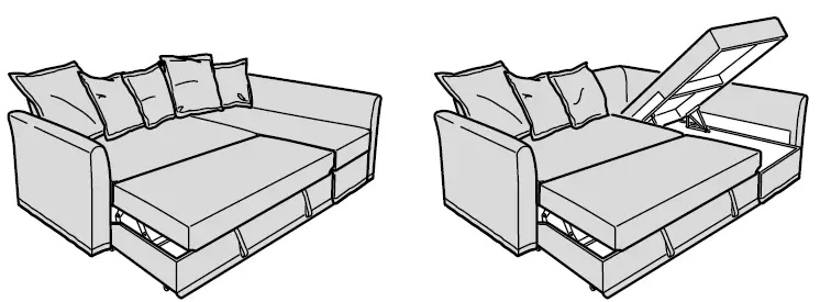 IKEA 892.407.75 HOLMSUND Sleeper Sofa-4