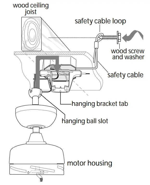 CRAFTMADE TRV52 Trevor 6 Blade Ceiling Fan - Fig 10