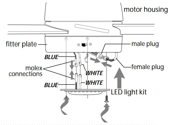 CRAFTMADE TRV52 Trevor 6 Blade Ceiling Fan - Fig 16
