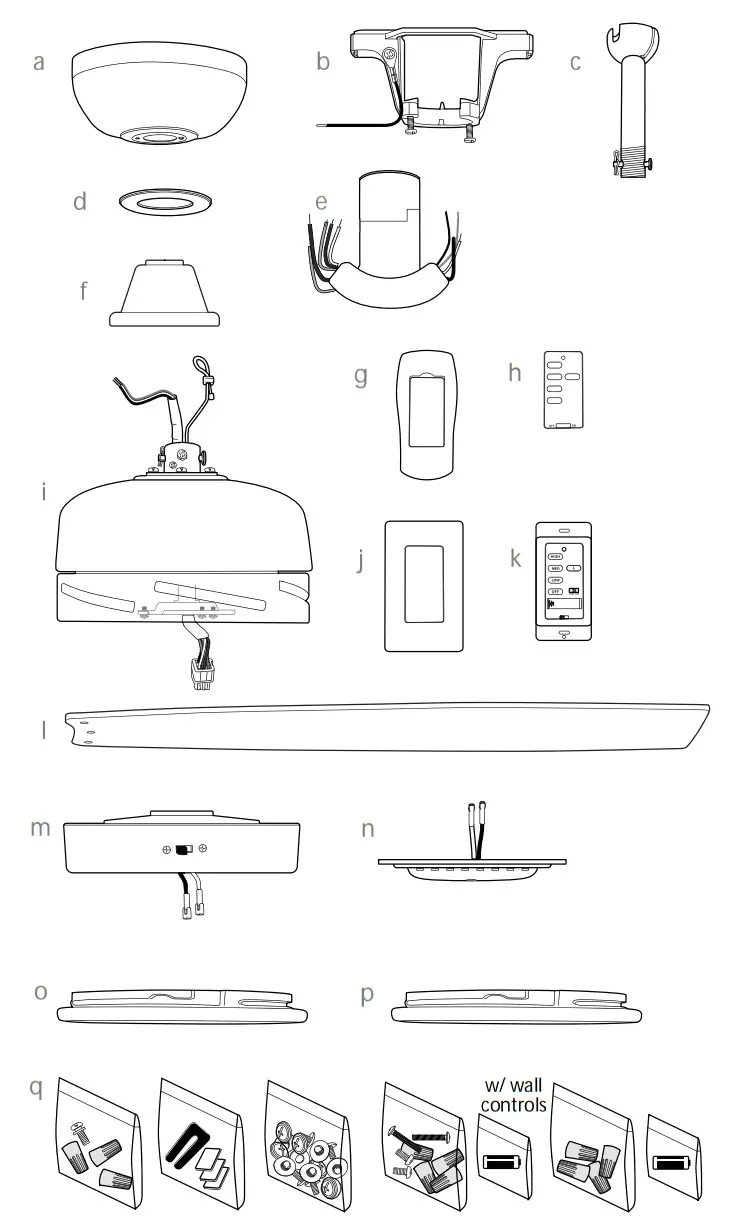 CRAFTMADE TRV52 Trevor 6 Blade Ceiling Fan - Fig 2