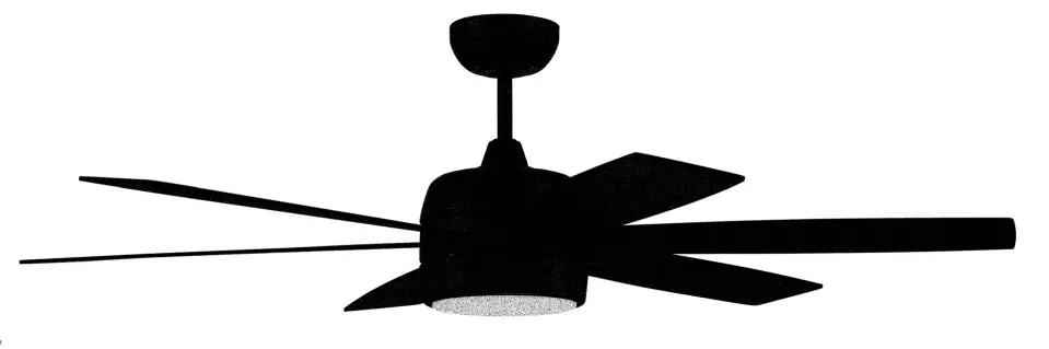 CRAFTMADE TRV52 Trevor 6 Blade Ceiling Fan