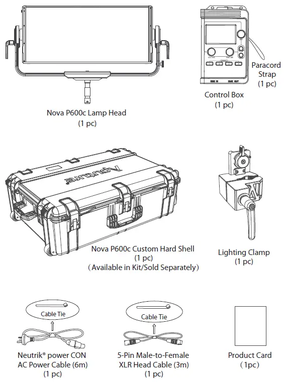 Aputure 529273 Nova P600C Spotlight-1