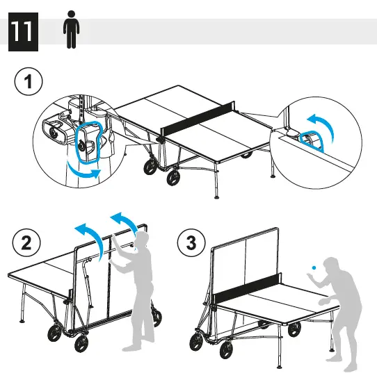 PONGORI PPT 500 Outdoor Table Tennis fig (15)