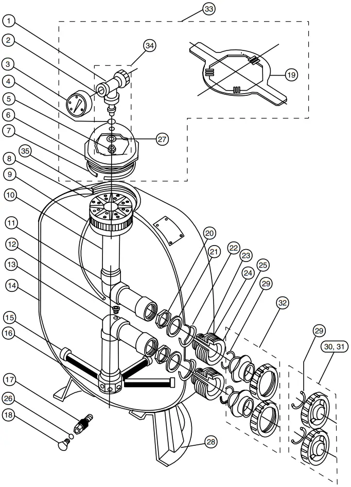 SPECK X pumps 261 3300.002 Pump Valve and Filter - Fig 13