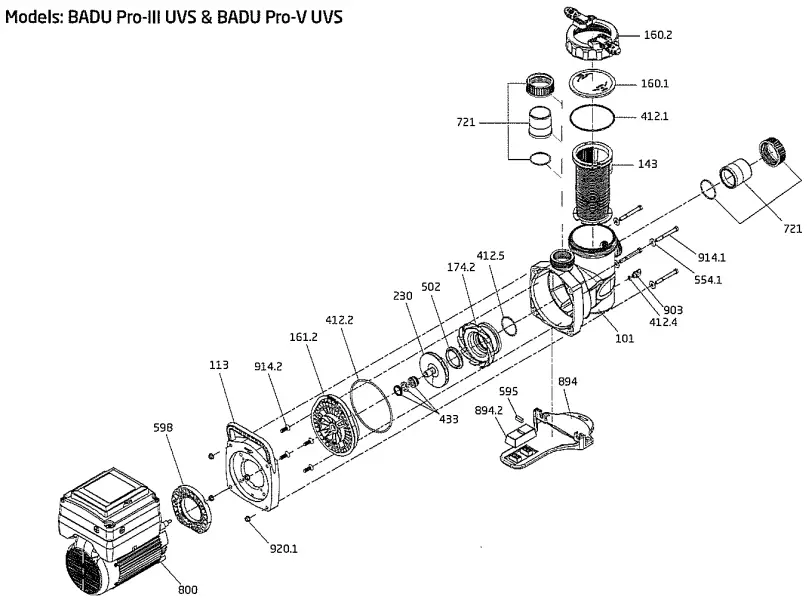 SPECK X pumps 261 3300.002 Pump Valve and Filter - Fig 2