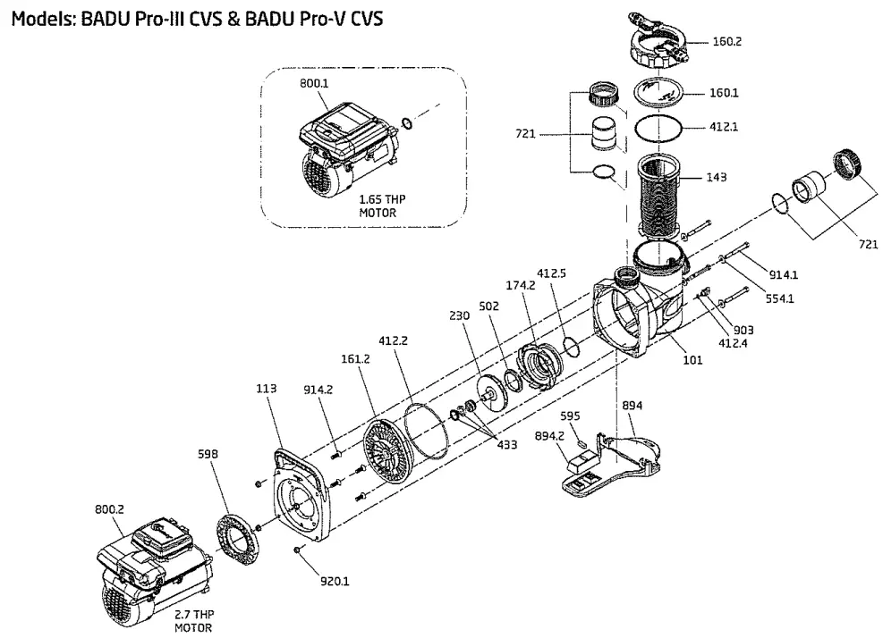 SPECK X pumps 261 3300.002 Pump Valve and Filter - Fig 3