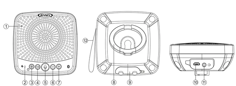 Jensen-SMPS-626-Bluetooth-Shower-Speaker-FIG-1