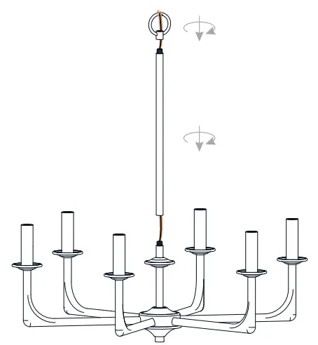 QUOIZEL-HOG5024K -24-Inch-Mystic-Black-Chandelier-Ceiling-Light-fig4