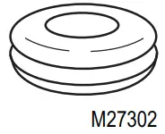 Black rubber gasket