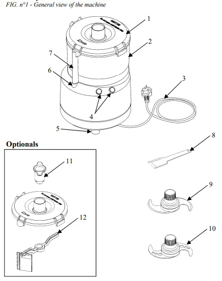 SIRMAN BLITZ Food Processor-fig12