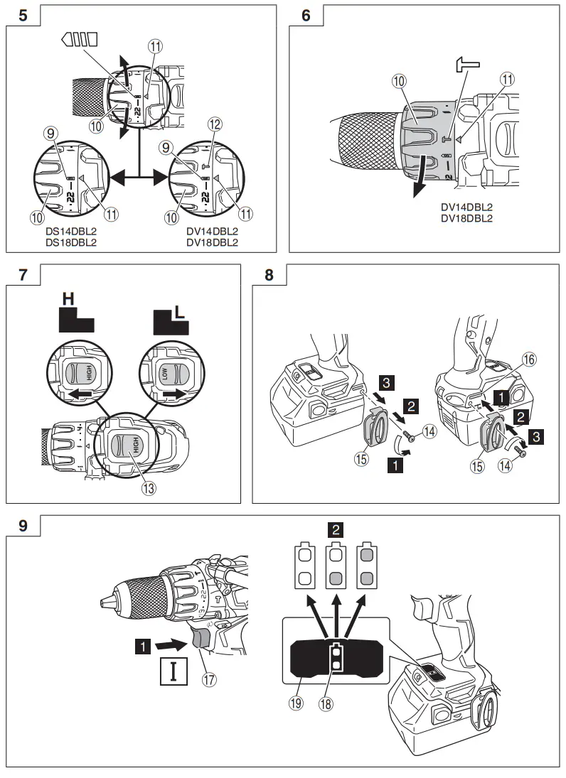 HiKOKI DS 14DBL2 Cordless Driver fig4