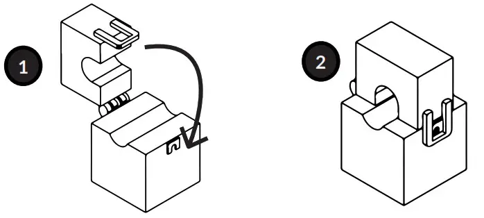 WATTECO Intens’O Electric Current Intensity Measurement Installation Setting up 2