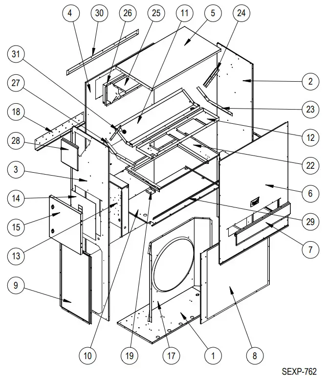 Bard Wall-Mounted SASO 2663 - parts 1