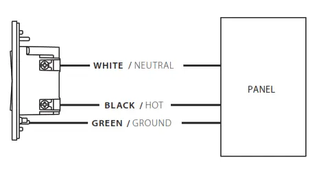 RAB LCDIMMER Light Cloud White Wall Mount - WHITE