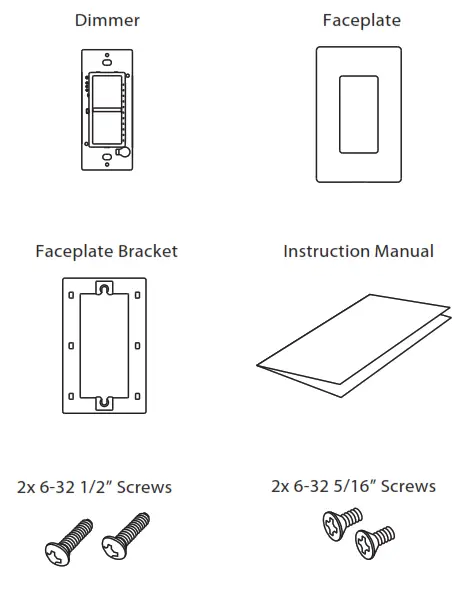 RAB LCDIMMER Light Cloud White Wall Mount