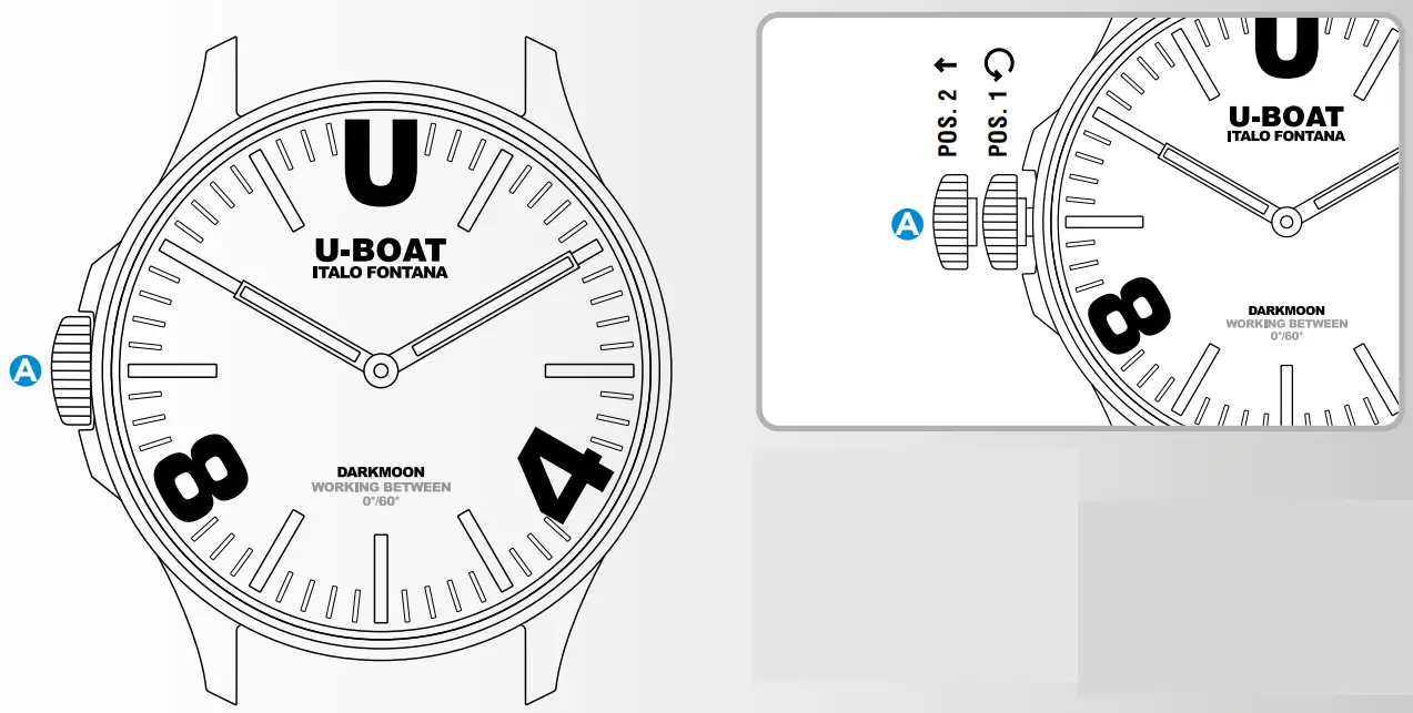 U BOAT DARKMOON Mens Watch - icon 1