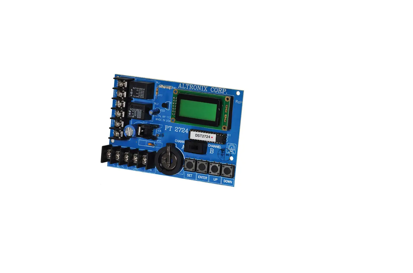 Altronix Pt2724 Series Two (2) Channel 365 Day 24 Hr. Timer/controllers Instructions Altronix Pt2724 Series Two (2) Channel 365 Day 24 Hr. Timer/controllers Instructions