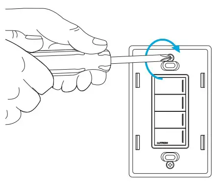 Mount the wallplate adapter