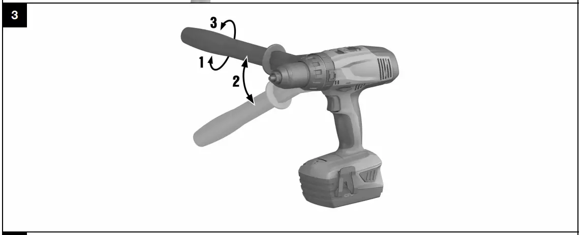 Adjusting the side handle