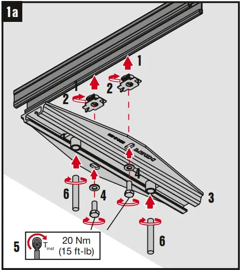 HILTI MSG-D 200 Fixed Points and Sliders