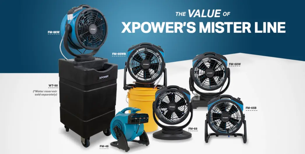 Xpower Fm-88w Misting Fan Owner's Manual