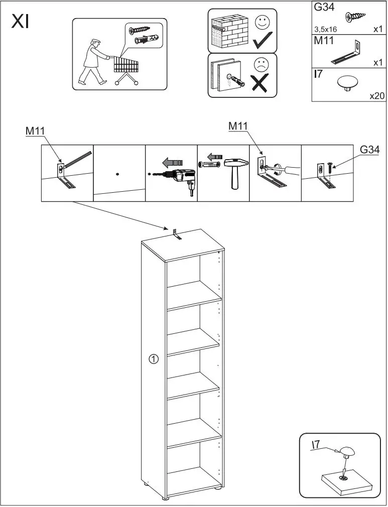 OTTO CITY GIRON 24 INOSIGN Wall Unit Instruction Manual - How to use