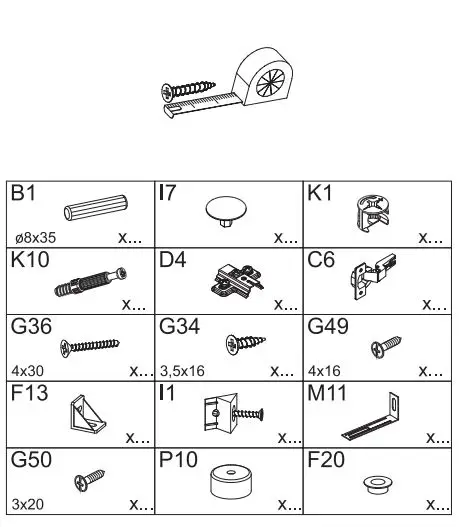 OTTO CITY GIRON 24 INOSIGN Wall Unit Instruction Manual - Name