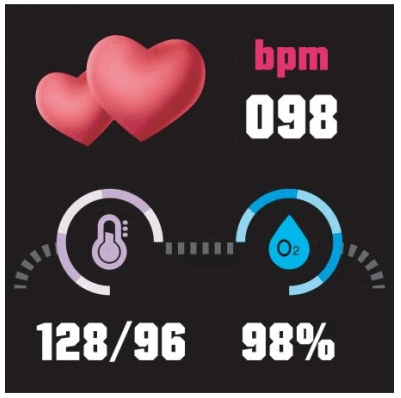 denver SW 154 Smart Bracelet - Heart Rate Monitor