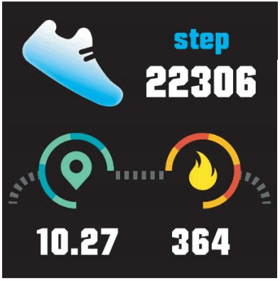 denver SW 154 Smart Bracelet - Pedometor