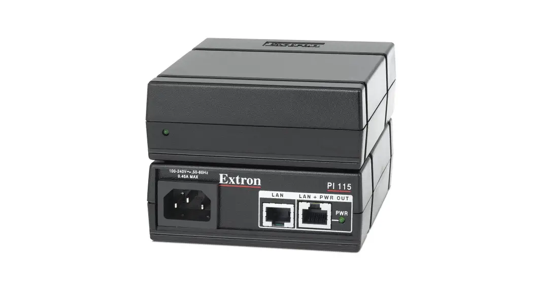 Extron Pi 115 Power Injectorpi 115 Power Injector Installation Guide