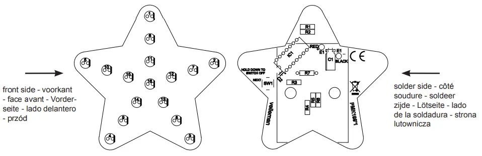 Velleman WSL199 Animated Starlight White LED Mini Kit-fig2