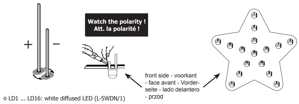 Velleman WSL199 Animated Starlight White LED Mini Kit-fig8