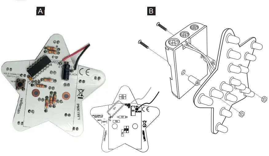 Velleman WSL199 Animated Starlight White LED Mini Kit-fig9