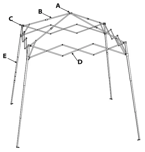 COSTWAY OP70298 6 ft. x 6 ft. White Pop-Up Canopy Tent - 1