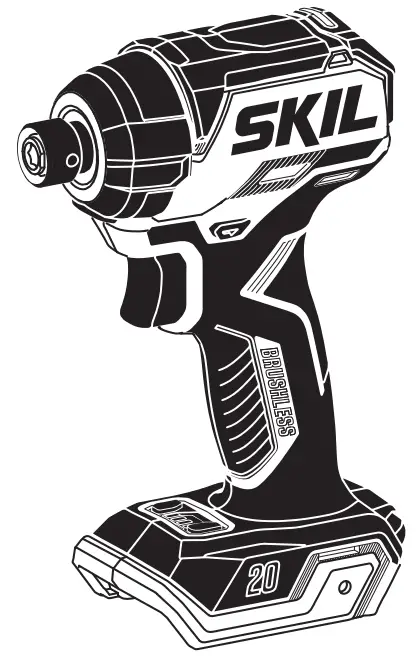 SKIL ID6739B-00 20V Brushless Impact Driver -