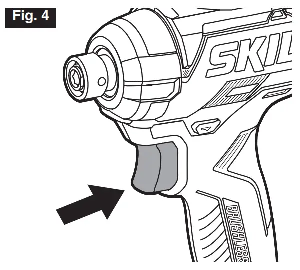SKIL ID6739B-00 20V Brushless Impact Driver - Trigger Switch