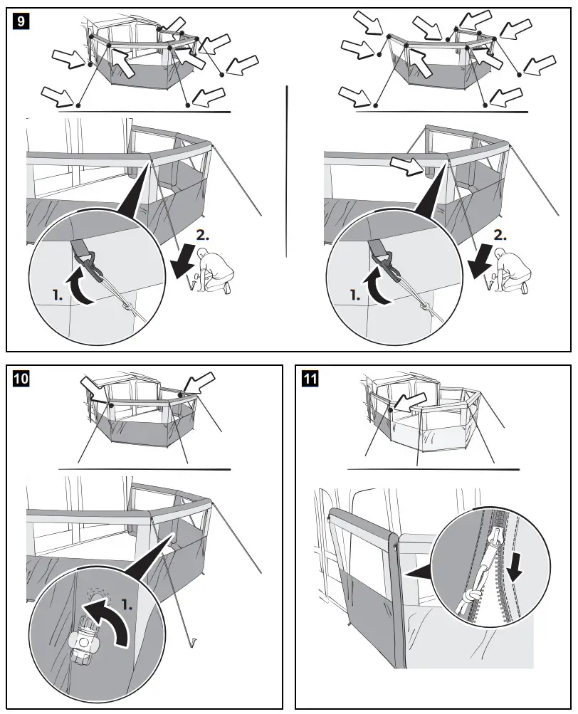 DOMETIC AIR Break Pro 1 3 5 Inflatable Windbreak - Figure 4