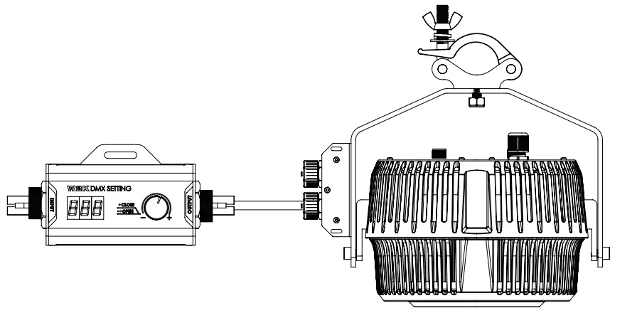 Kessil-W2K-DMX-Setting-Box-FIG1