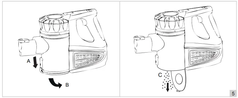 bESTRON-AVC850A-Powerful-Cordless-Hand-held-Vacuum-Cleaner-FIG5