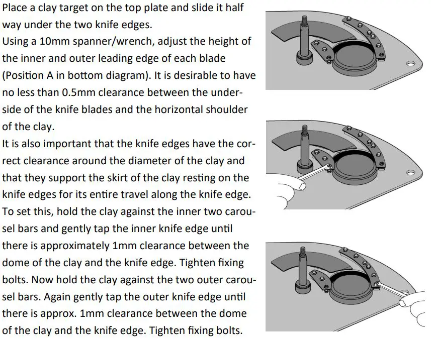 PROMATIC Montero Auto Trailer Instruction Manual - Adjustment