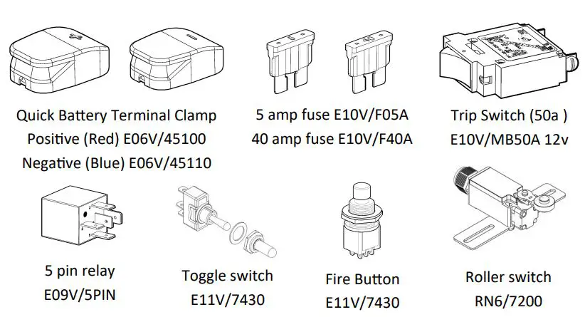PROMATIC Montero Auto Trailer Instruction Manual - Spare Parts